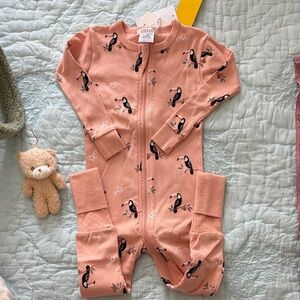 Petit Lem Coral Toucan Kids Footie